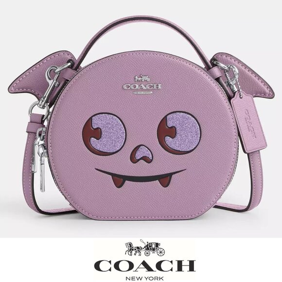 👻 Coach Canteen Crossbody Bag With Halloween Bat - Picture 2 of 13